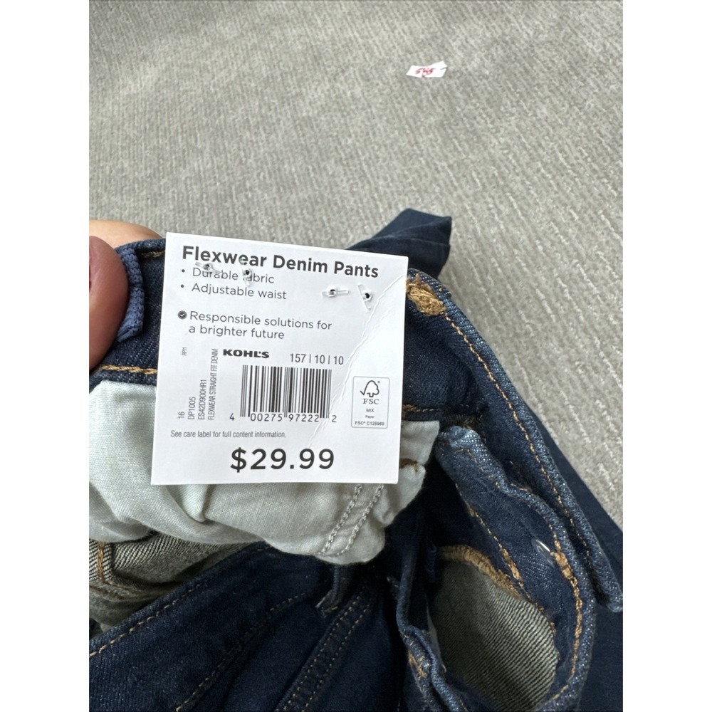 Sonoma Size 16 Straight Husky Inseam 28 #585 - Picture 7 of 12